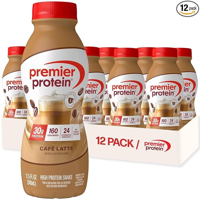 Premier Protein Shake, Chocolate Peanut Butter Liquid, 30g Protein, 1g Sugar & Shake, Cookie Dough, 11.5 Fl Oz (12 Pack) - Image 2