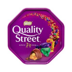 Quality Street Nestle, extra-large metal cans of various flavors of chocolate and toffee (2 boxes)