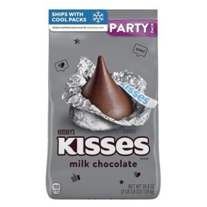 HERSHEY'S KISSES Milk Chocolate Candy Party Pack, 30 oz
