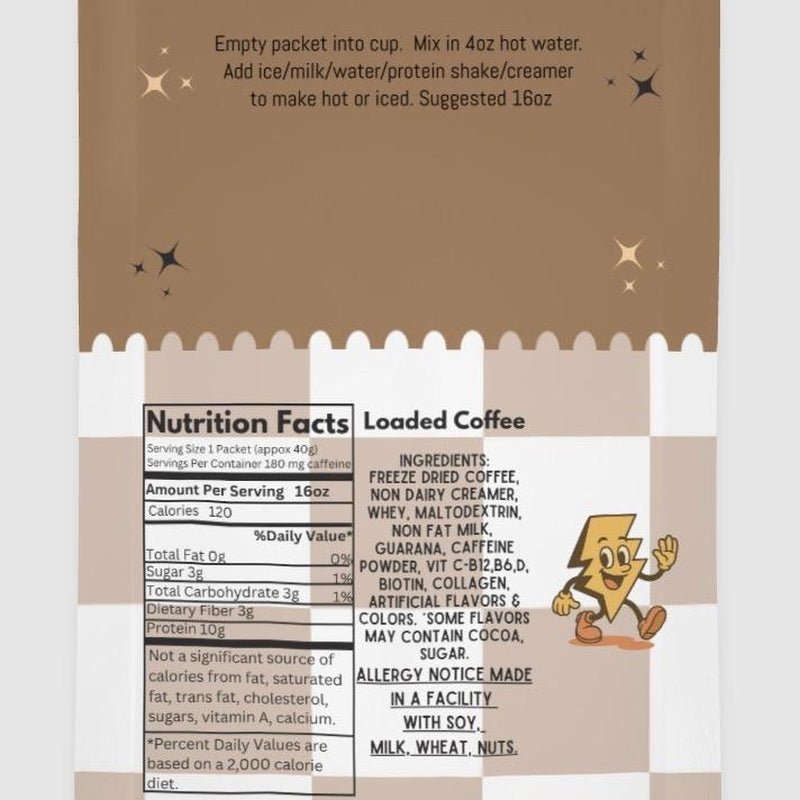 Protein Loaded Coffee – Viral | Single Packet | 16oz Coffee Drink Mix | 10g Protein & 180mg Caffeine | Hot or Cold - Image 3
