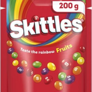Skittles Fruits Chewy Lollies Snack & Share Bag 200g