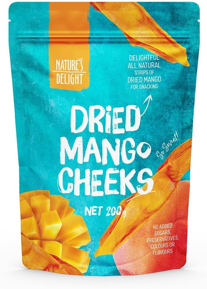 Nature's Delight Dried Mango Cheeks 200g