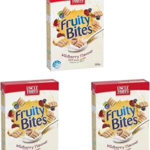 UNCLE TOBYS Fruity Bites Wildberry Breakfast Cereal, 500g (Pack of 3)
