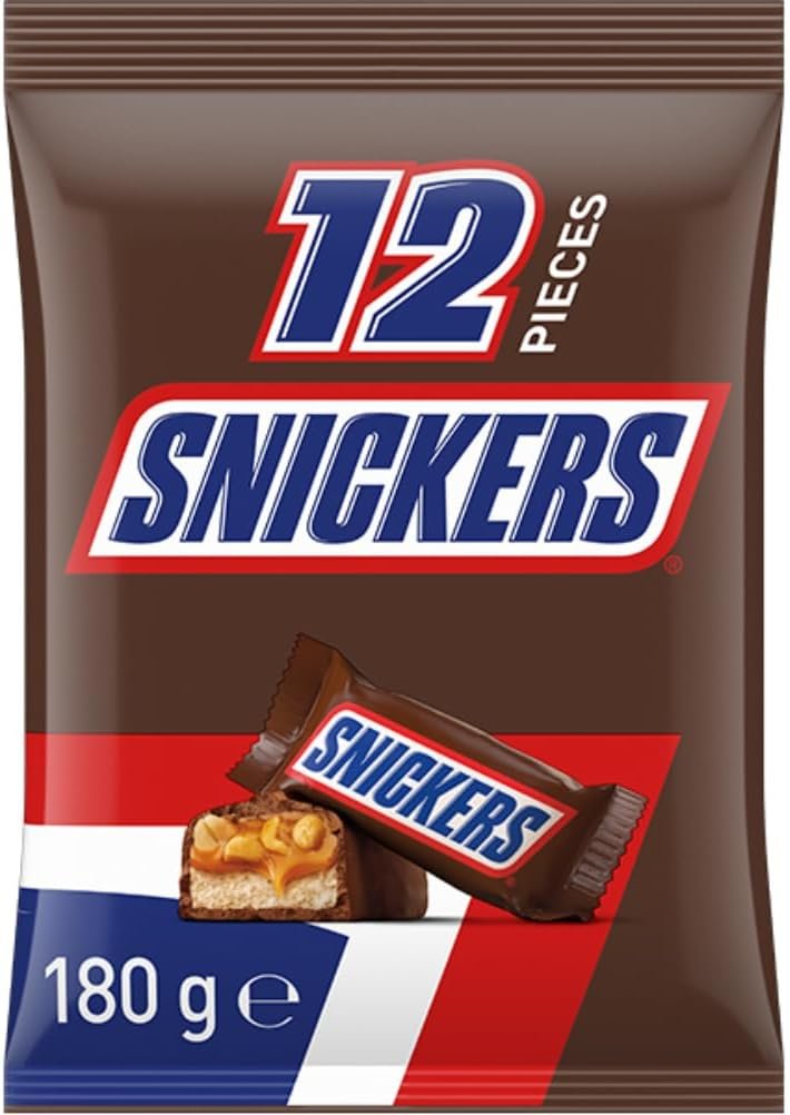 Snickers Chocolate Party Share Bag 20 Pieces 300g - Image 2