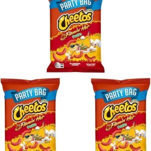 Cheetos Puff Cheese Snacks Share Pack Party Bag Flaming Hot 150g