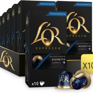 L'OR Espresso Ultimo Intensity 13 Aluminium Coffee Capsules   (10 capsules x 10 packs)