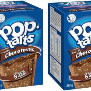 Kellogg's Pop-Tarts Frosted Chocotastic Toaster Pastries 384g, 8 Count (Pack of 1)