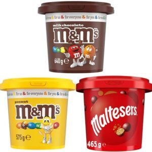 M&M'S & Maltesers Chocolate Snack and Share Party Bucket Bundle