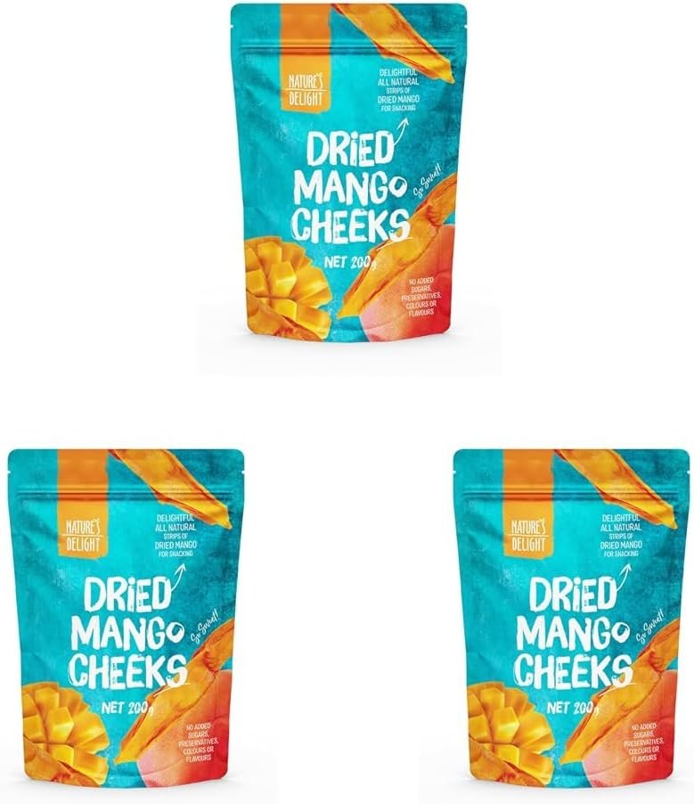 Nature's Delight Dried Mango Cheeks 200g - Image 2