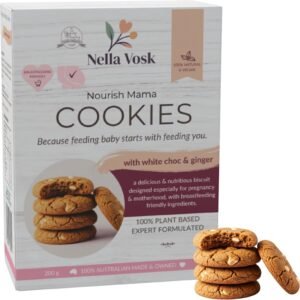 Nella Vosk Lactation Cookies –  (White Choc & Ginger)