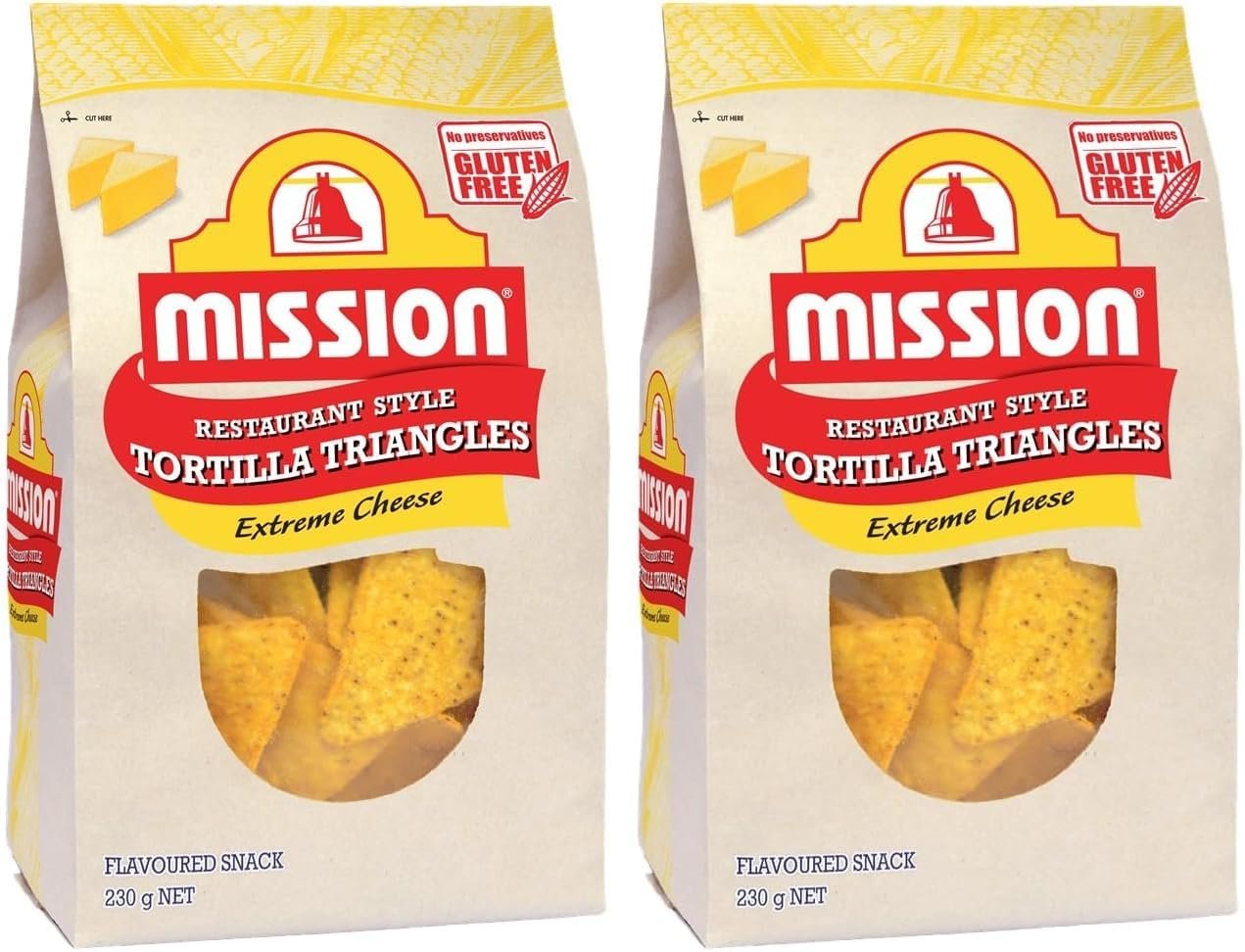 Mission Foods Mission Foods Cheesy Nacho Chips 230 g