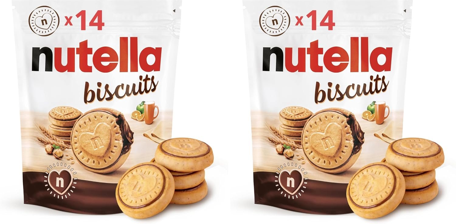 Nutella Chocolate Biscuit Cookies, Pack of 14 | 193g