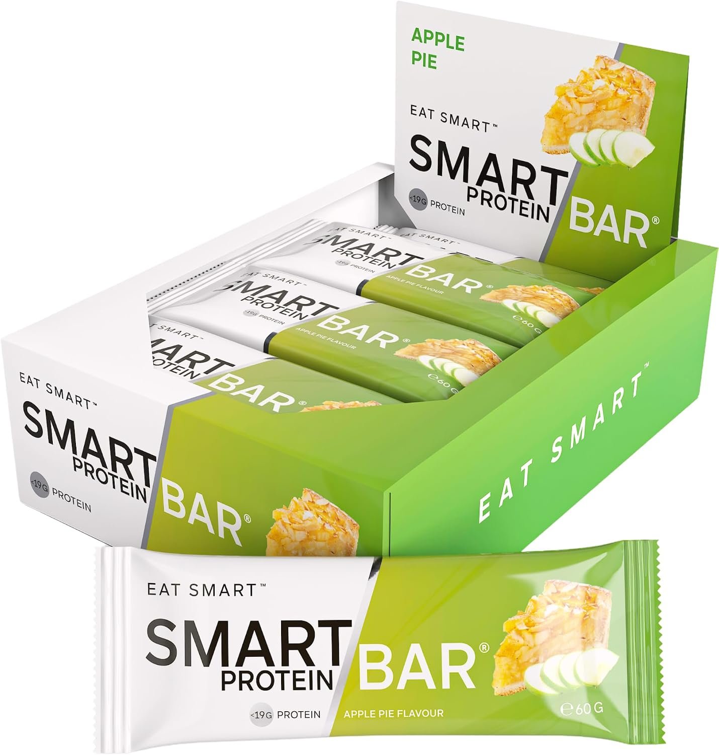 Smart Bars Protein Bar - Apple Pie, 12 x 60 g - Image 8