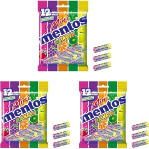 MENTOS Mini Rainbow Bag, 120g (Pack of 3)