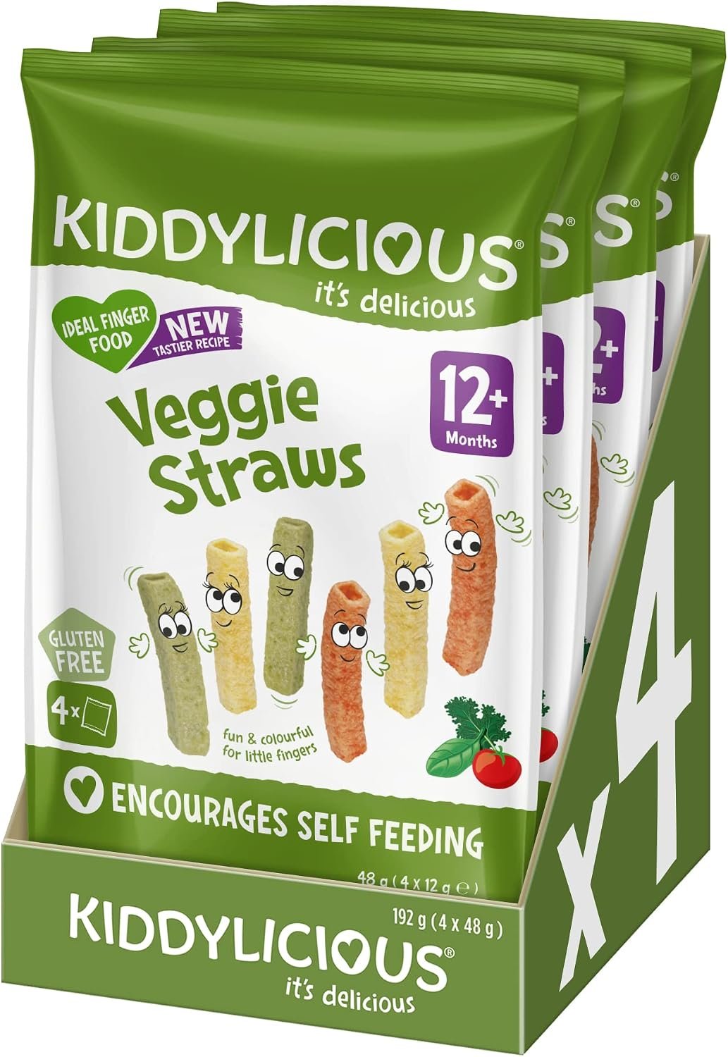 Kiddylicious - Veggie Straws - Delicious Snacks for babies - Suitable for 12+ Months - 12g - Image 5