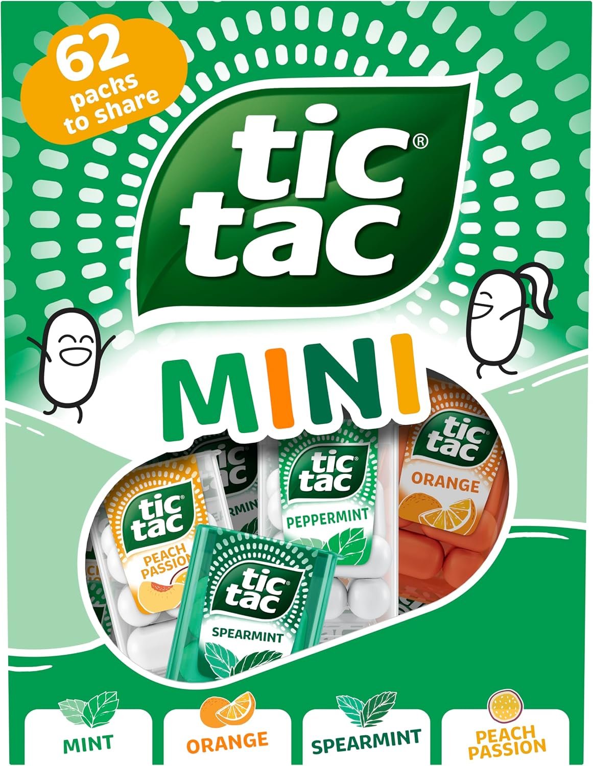 Tic Tac Mini Mints, Gift Box 62 Packs