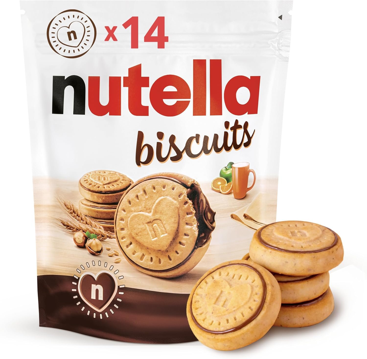 Nutella Chocolate Biscuit Cookies, Pack of 14 | 193g - Image 2