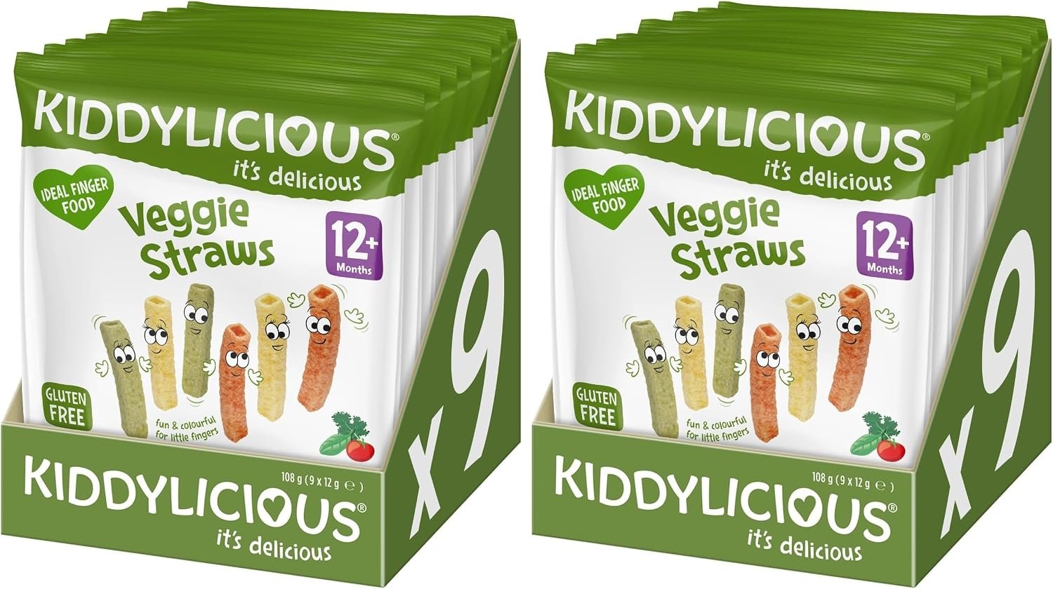 Kiddylicious - Veggie Straws - Delicious Snacks for babies - Suitable for 12+ Months - 12g - Image 6