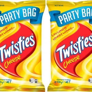 Smiths Twisties Cheese Snacks Party Size Share Pack 270g