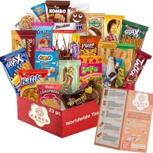 International Food Hamper Variety Pack, 30 Count Imported Turkish Snacks