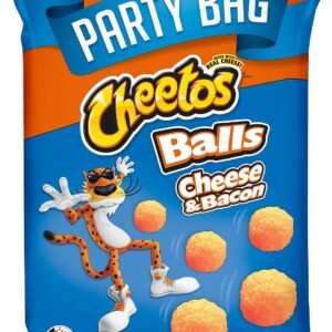 Cheetos Cheese Snack Share Pack Party Bag Cheese & Bacon Balls 190g