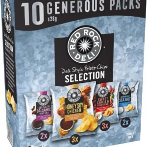 Red Rock Deli Potato Chips Lunchbox Multipack  10 Pack