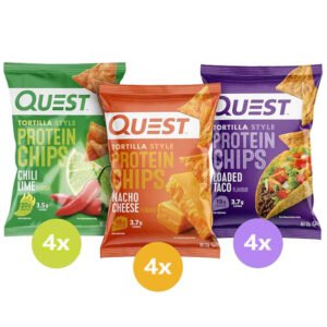 Quest Nutrition Tortilla Style Protein Chips Variety Pack (Pack of 12)