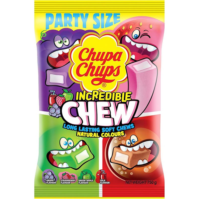 Chupa Chups Incredible Chews Bulk Bag 750g